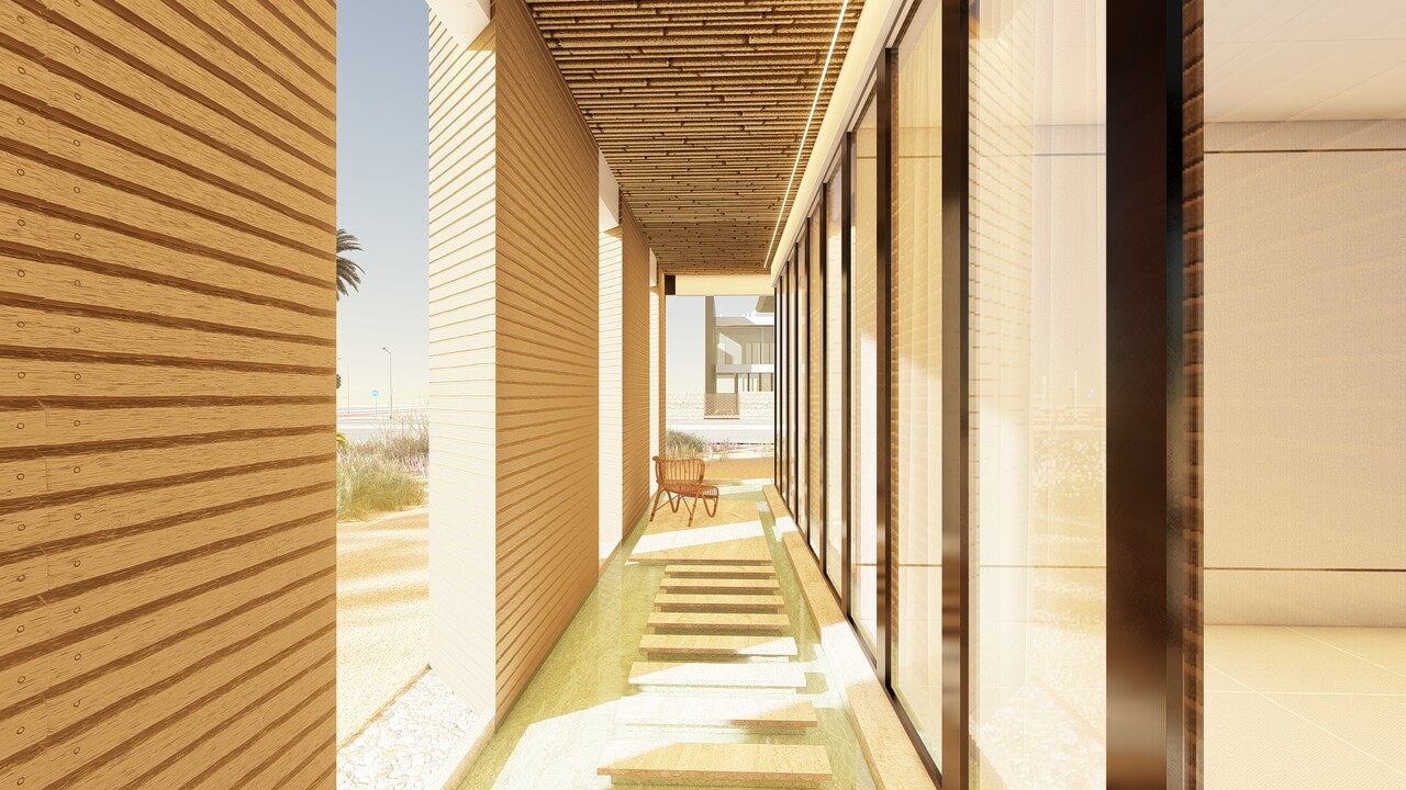 House of the future Terrace Exterior Circulaion